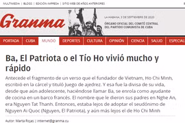 Prensa cubana alaba a Vietnam a 75 años de su independencia