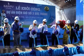 Comienza construcción de planta de energía eólica en provincia vietnamita de Soc Trang