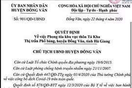 Aplica Ha Giang medidas de bloqueo en otras áreas por COVID-19