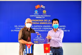 Empresa vietnamita aporta lucha cubana contra COVID-19