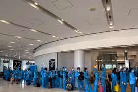 Regresan a casa más de 190 ciudadanos vietnamitas varados en Japón por COVID- 19