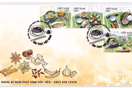 Lanzan conjunto de estampillas sobre gastronomía vietnamita