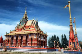 La pagoda Ghositaram, museo de arte en provincia vietnamita de Bac Lieu