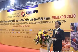 Inauguran Exposición Internacional de industria auxiliar y manufacturera de Vietnam