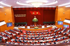 El Comité Central del Partido Comunista del XIII mandato se reúne en Hanoi el 25 de noviembre. (Foto: VNA)