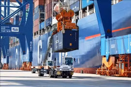 En el puerto internacional de Gemalink (Foto: VNA)