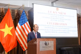 El embajador vietnamita en Estados Unidos, Nguyen Quoc Dung, en el acto (Fuente: VNA)