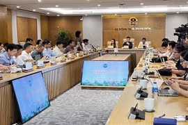 En la rueda de prensa ordinaria del Ministerio de Información y Comunicación (Fuente: VNA)