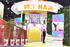En el pabellón nacional de Vietnam (Fuente: VNA)