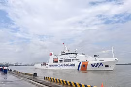 Em buque CSB 8004 parte de Hai Phong rumbo a Corea del Sur (Fuente: qdnd.vn)