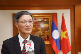 El encargado de negocios de Vietnam en Laos, Phan Minh Chien (Fuente: VNA)