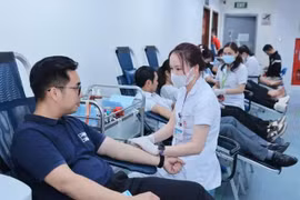 Donación de sangre en Vietnam (Fuente: VNA)