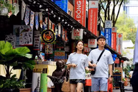 Turistas surcoreanos en Ciudad Ho Chi Minh (Fuente: VNA)