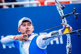 El arquero Le Quoc Phong obtuvo el duodécimo boleto olímpico para Vietnam (Fuente: VNA)
