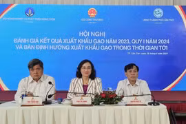 En la conferencia sobre exportación de arroz, organizada en la ciudad sureña de Can Tho por el Ministerio de Industria y Comercio de Vietnam (Fuente: Vietnam+) 