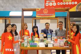 Un stand de Vietnam en en la segunda feria Food&Drinks Malaysia (Fuente: VNA)