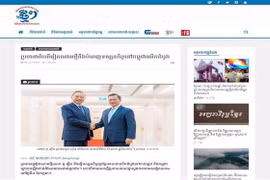 El artículo publicado el 9 de julio por el periódico digital ThmeyThmey, titulado "Nuevo presidente de Vietnam realiza primera visita a Camboya”. 