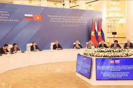 En la tercera reunión del Comité de Cooperación Interparlamentaria entre Vietnam y Rusia. (Fuente: VNA)