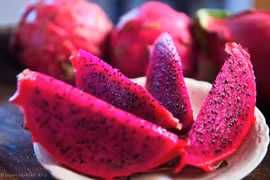 Pitahaya de pulpa roja de Vietnam presente en mayor feria alimentaria de Asia 