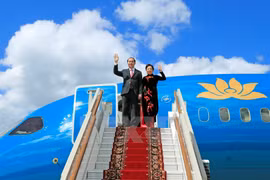 [Fotos] Presidente de Vietnam inicia visita a Rusia 
