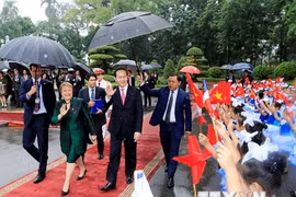 [Fotos] Presidente de Vietnam recibe a Michelle Bachelet