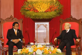 Dirigente partidista vietnamita recibe a líder legislativo de Indonesia