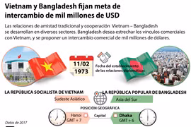 Vietnam y Bangladesh fijan meta de intercambio comercial de mil millones de USD