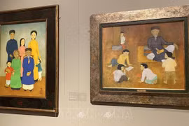 Inauguran exposición del pintor vietnamita Mai Trung Thu en Francia
