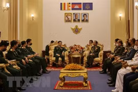 Vietnam y Camboya continúan fortaleciendo nexos de defensa en 2022