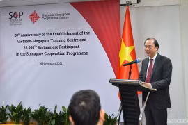 Celebran vigésimo aniversario del Centro de Cooperación Vietnam-Singapur