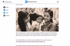 Radio alemana destaca fuerte determinación de vietnamita víctima del Agente Naranja/dioxina