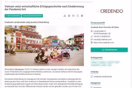 Vietnam mantendrá su éxito económico, según grupo europeo de seguros 
