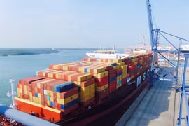 Puerto de provincia vietnamita recibe al mayor buque portacontenedores 