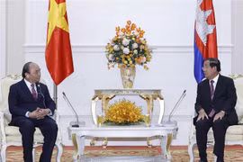 Presidente vietnamita se reúne con el primer ministro camboyano 