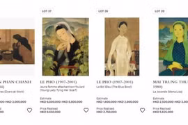 Subastada pintura vietnamita en 1,1 millones de dólares en Hong Kong (China)