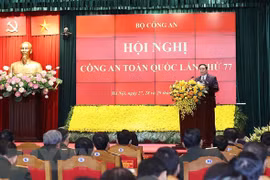 Piden fortalecer papel de fuerzas policiales en desarrollo socioeconómico en Vietnam