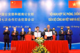 Agilizan cooperación entre Vietnam y China en lucha contra delincuencia