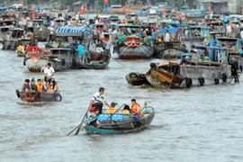 Ciudad vietnamita de Can Tho por preservar y desarrollar el mercado flotante de Cai Rang
