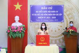 Vicepresidenta vietnamita participa en los comicios en la provincia de An Giang