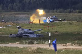 Vietnam ocupa el segundo lugar en carrera individual de Biatlón de Tanques en los Army Games