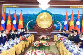 Presidente vietnamita se reúne con máximo dirigente de Laos