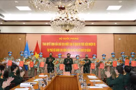 Envía Vietnam más oficiales a las misiones de paz de la ONU