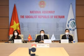 Vietnam asiste a la reunión virtual de la UIP sobre cuestiones de paz y seguridad