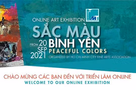 Celebran en Vietnam exposición virtual de arte con el tema "Colores pacíficos"