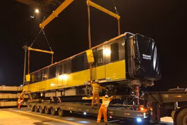 Llega a Vietnam noveno tren para vía ferroviaria Nhon-Hanoi