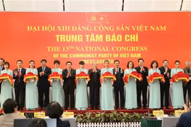 En funcionamiento Centro de Prensa del XIII Congreso Nacional partidista de Vietnam