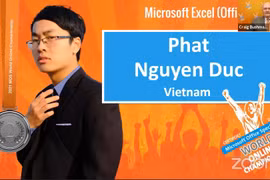 Estudiante vietnamita gana medalla de plata en concurso de Microsoft Office 2021