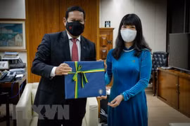 Embajadora vietnamita presenta sus cartas credenciales a canciller de Surinam