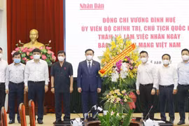 Presidente del Parlamento felicita al diario Nhan Dan por Día de Prensa Revolucionaria de Vietnam