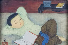 Exhiben obras de conocido pintor vietnamita en Francia